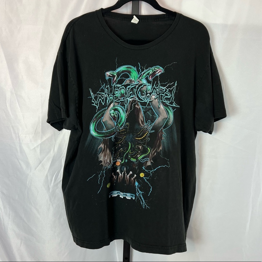 White Chapel Graphic Band T-Shirt, size XL